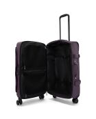 Valise à roulettes Spontaneous M violette - 66x36x24 cm