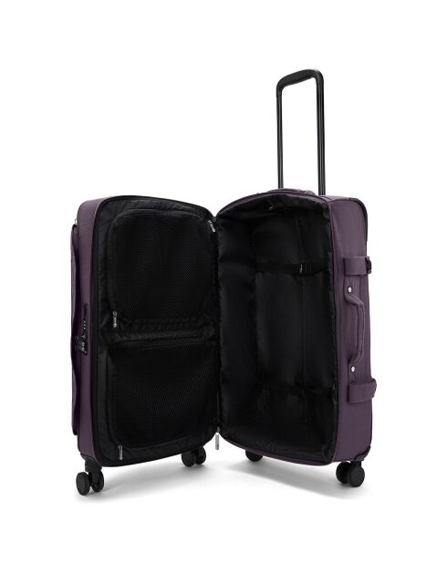 Valise à roulettes Spontaneous M violette - 66x36x24 cm