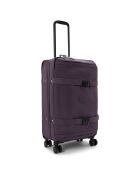 Valise à roulettes Spontaneous M violette - 66x36x24 cm