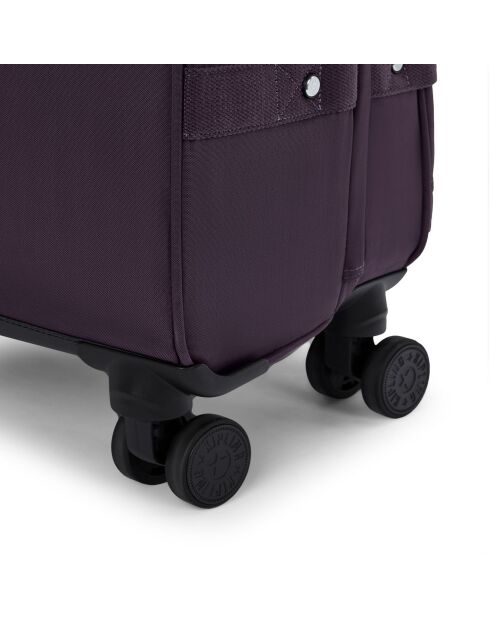 Valise à roulettes Spontaneous M violette - 66x36x24 cm