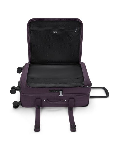 Valise à roulettes Spontaneous M violette - 66x36x24 cm