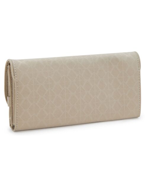 Portefeuille Money Land beige - 10x18.5x3 cm