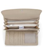 Portefeuille Money Land beige - 10x18.5x3 cm