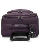 Valise Cabine New Youri Spin S violette - 55x35x23 cm