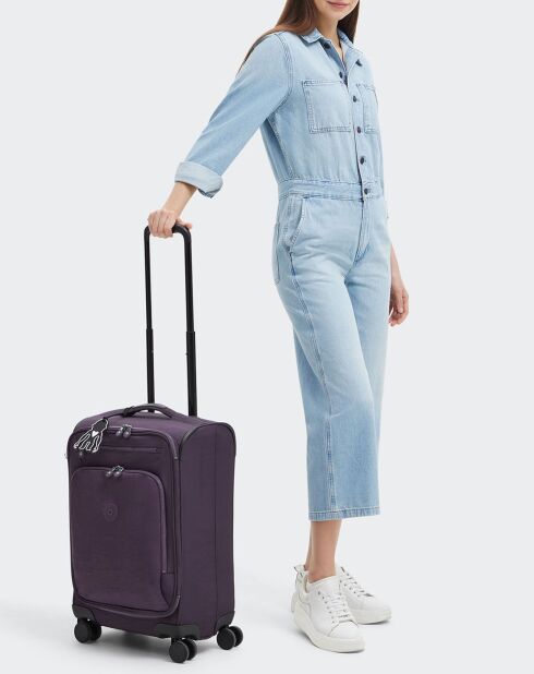 Valise Cabine New Youri Spin S violette - 55x35x23 cm