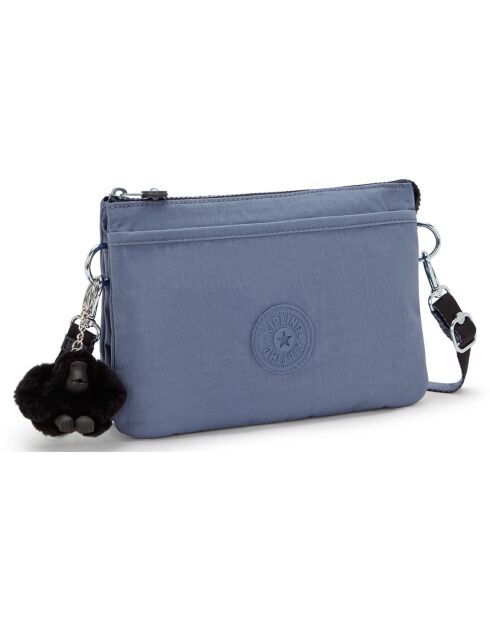 Sac bandoulière Riri bleu - 16x24x6.5 cm