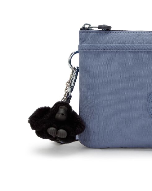 Sac bandoulière Riri bleu - 16x24x6.5 cm