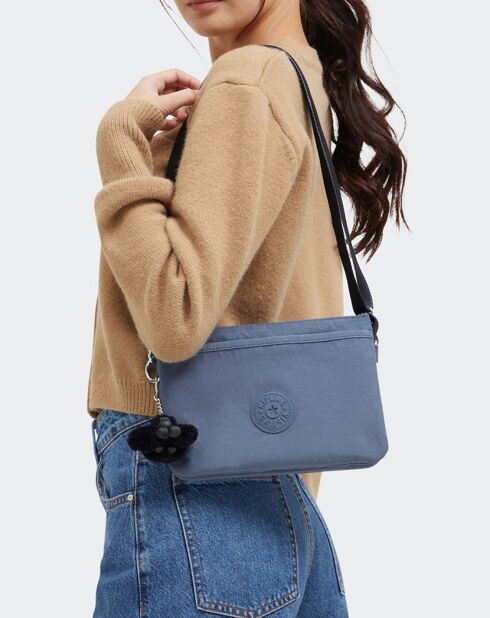 Sac bandoulière Riri bleu - 16x24x6.5 cm