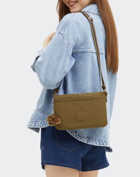 Sac bandoulière Riri vert - 16x24x6.5 cm