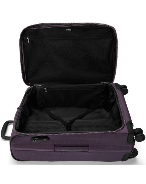 Valise à roulettes New Youri Spin M violette - 68x42x30 cm
