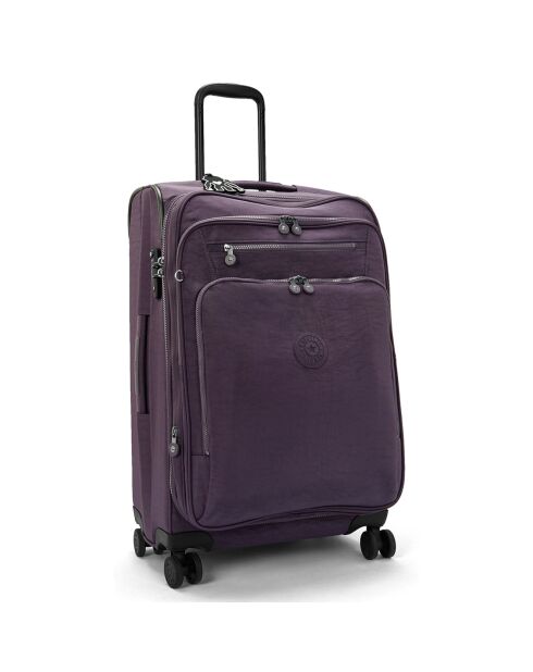 Valise à roulettes New Youri Spin M violette - 68x42x30 cm