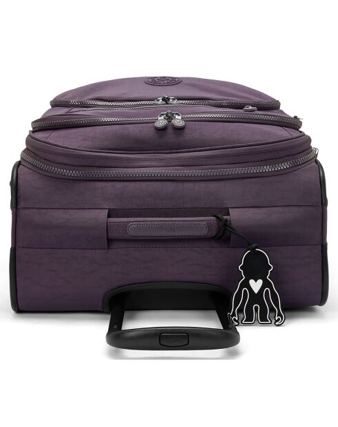 Valise à roulettes New Youri Spin M violette - 68x42x30 cm