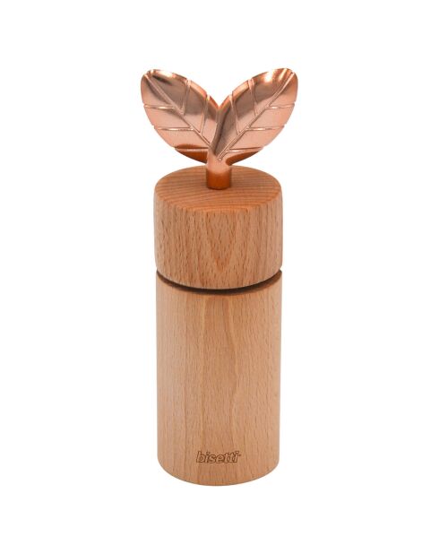 Moulin à poivre/sel en bois de hêtre PRINTEMPS D'OR bois - 6x19 cm