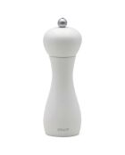 Moulin à sel en bois  blanc - 18 cm