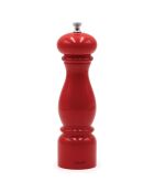 Moulin à poivre laqué rouge  - 22 cm