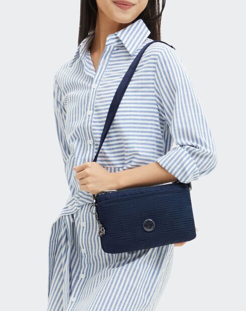 Sac à bandouliére Riri bleu - 53x33x21 cm