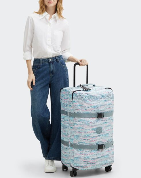 Valise 4 roues Spontaneous L verte - 29x27x14 cm