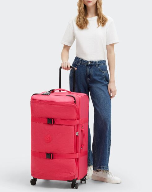 Valise 4 roues Spontaneous L rouge - 29x27x14 cm