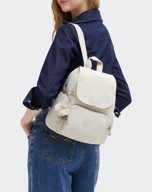 Sac à dos City Zip Mini Hideaway beige - 22x31x14.5 cm