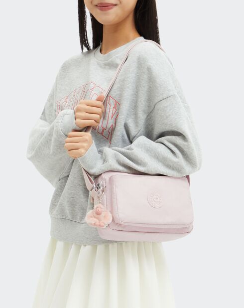 Sac bandoulière Abanu M rose - 22x31x14.5 cm