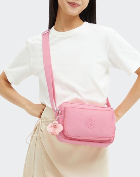 Sac bandoulière Abanu M rose - 22x31x14.5 cm