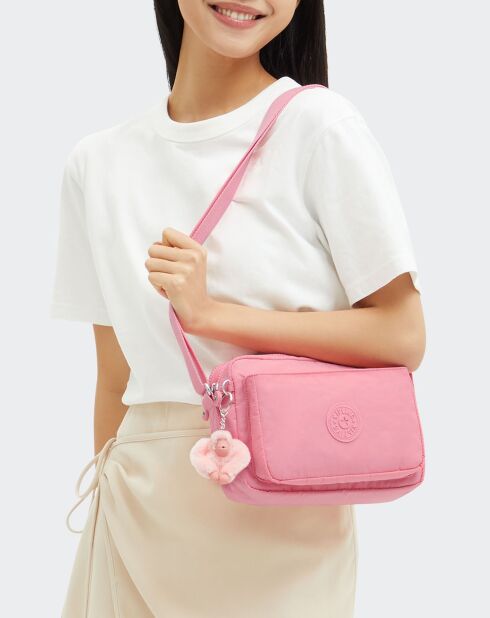 Sac bandoulière Abanu M rose - 22x31x14.5 cm