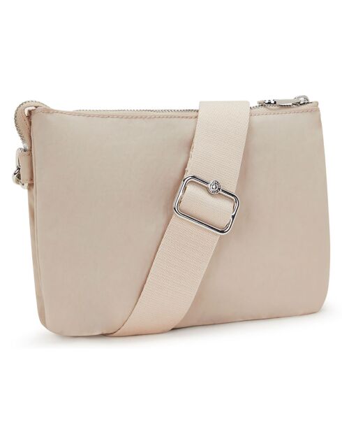 Sac à bandouliére Riri Zip beige - 29x27x14 cm