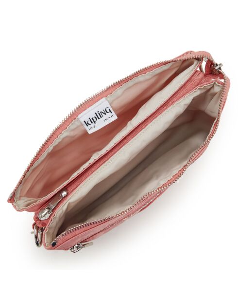 Sac à bandouliére Riri Zip rose - 29x27x14 cm