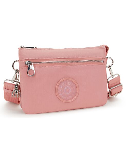Sac à bandouliére Riri Zip rose - 29x27x14 cm