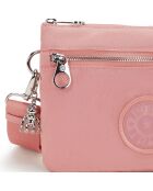 Sac à bandouliére Riri Zip rose - 29x27x14 cm