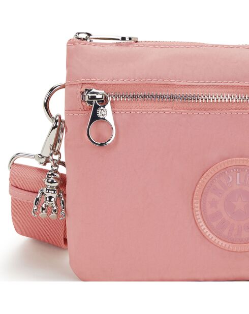 Sac à bandouliére Riri Zip rose - 29x27x14 cm