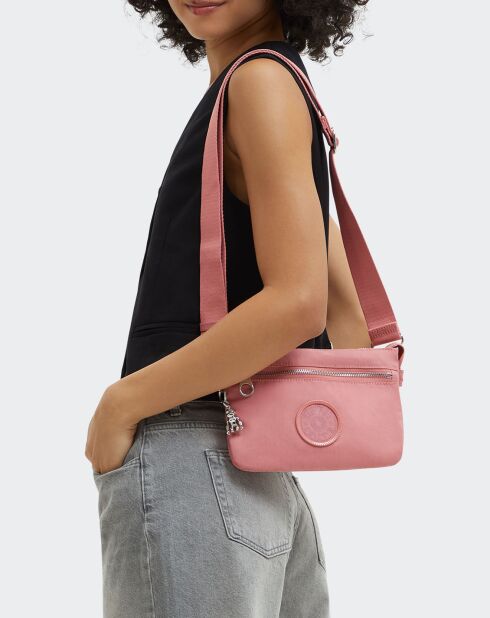 Sac à bandouliére Riri Zip rose - 29x27x14 cm