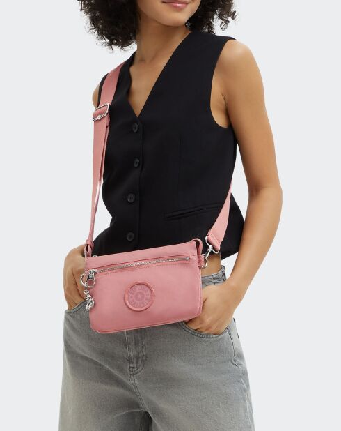 Sac à bandouliére Riri Zip rose - 29x27x14 cm