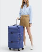 Valise 4 roues Spontaneous L bleue - 29x27x14 cm