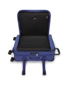 Valise 4 roues Spontaneous M bleue - 22x31x14.5 cm