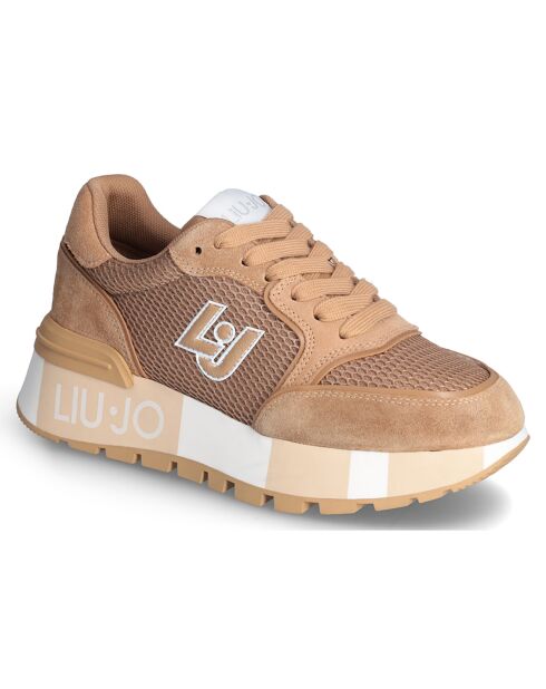 Baskets en Cuir Amazing marron