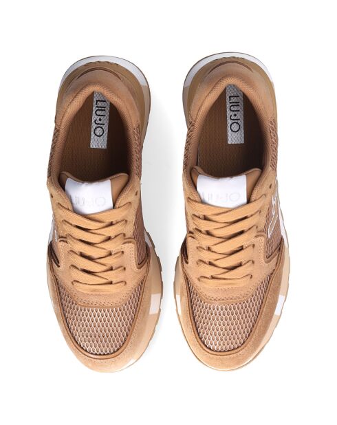Baskets en Cuir Amazing marron