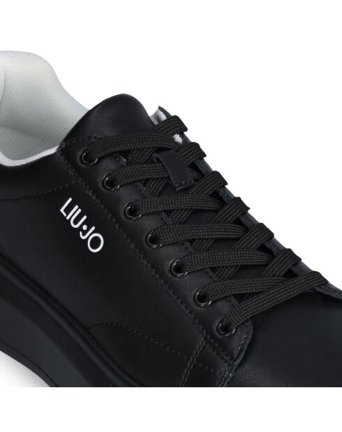Baskets en Cuir Big noires