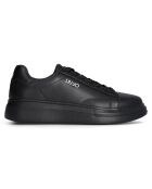 Baskets en Cuir Big noires