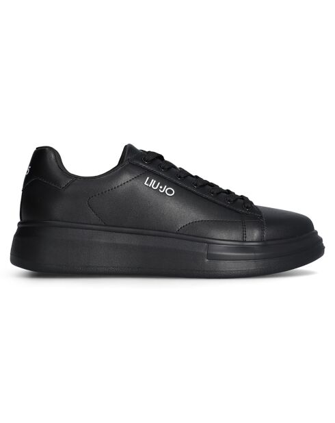 Baskets en Cuir Big noires