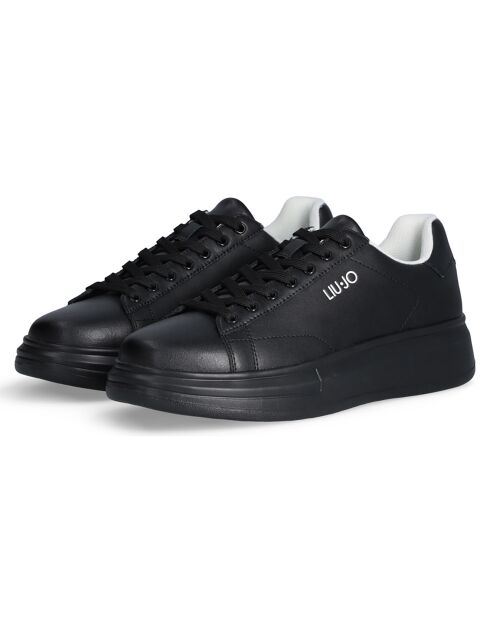 Baskets en Cuir Big noires