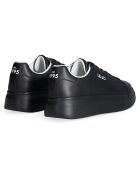 Baskets en Cuir Big noires