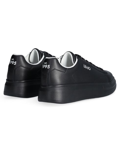 Baskets en Cuir Big noires