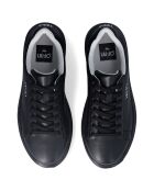 Baskets en Cuir Big noires