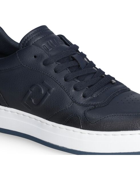 Baskets en Cuir Boy bleues