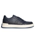 Baskets en Cuir Boy bleues