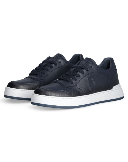 Baskets en Cuir Boy bleues
