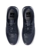Baskets en Cuir Boy bleues