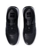 Baskets en Cuir Boy noires