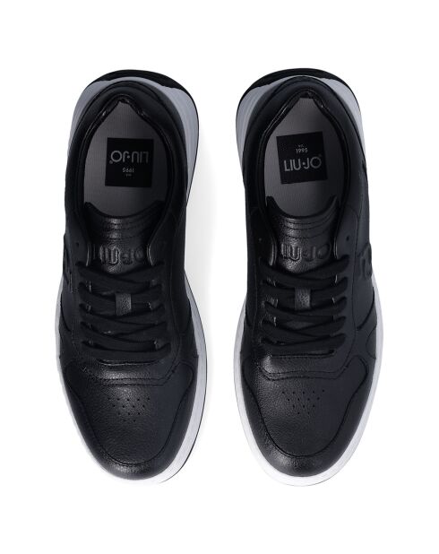 Baskets en Cuir Boy noires